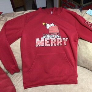 Womens SNOOPY Christmas hoodie